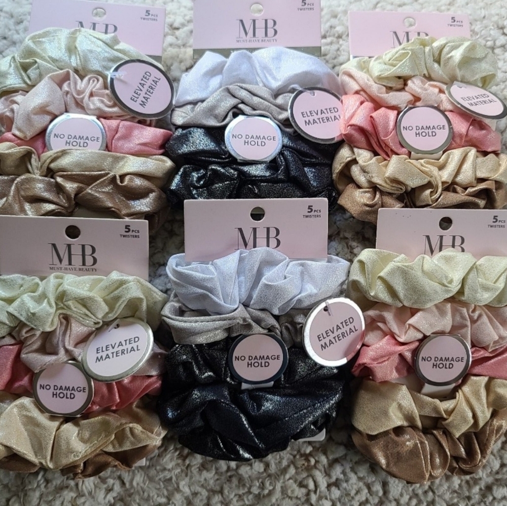 Scrunchies Shimmery Metallic Bundle